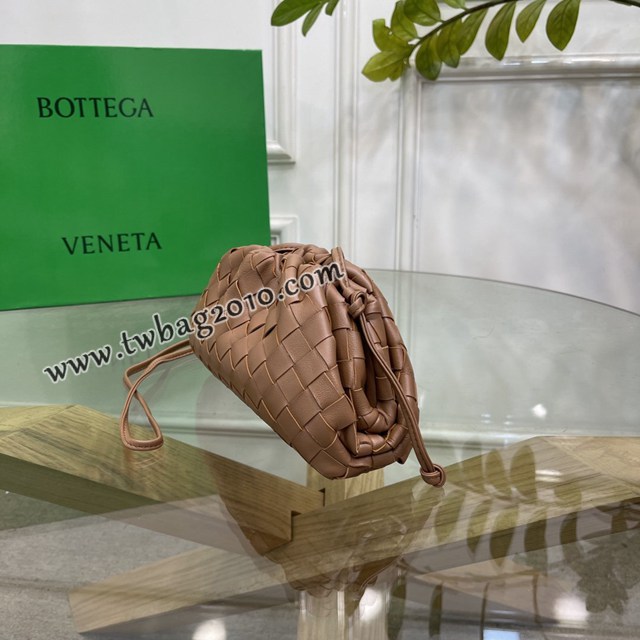Bottega veneta高端女包 98061 寶緹嘉升級版小號編織雲朵包 BV經典款純手工編織羔羊皮女包  gxz1183